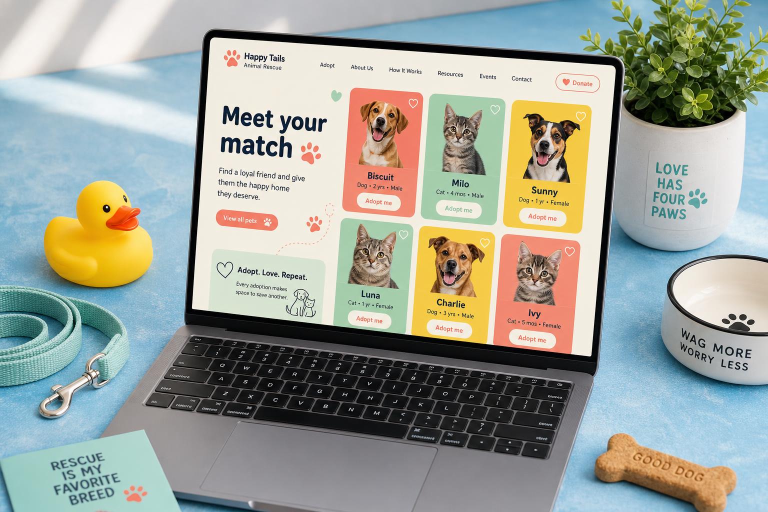 Public adoption site